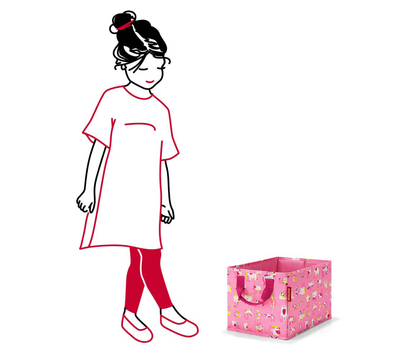  Коробка для хранения Reisenthel Storagebox ABC friends, розовая, 34.7х22.9х25.2см, фото 2 