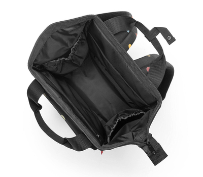  Сумка-рюкзак Reisenthel Allrounder R, чёрный в горошек, 26х45.3х14.5см, фото 5 