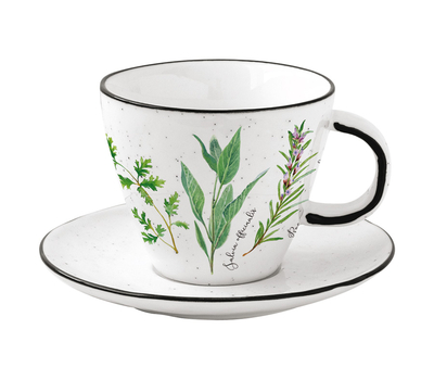  Easy Life (R2S) Чашка с блюдцем Herbarium 0.25л, фарфор, фото 1 