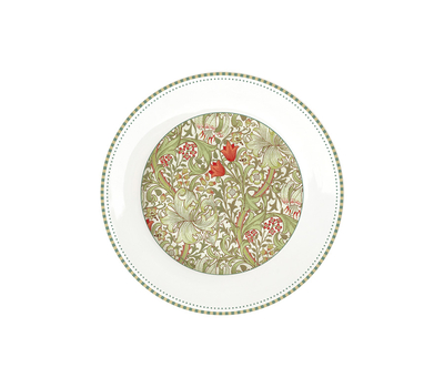  Easy Life (R2S) Тарелка закусочная (зелёный) Уильям Моррис 19см, фарфор, фото 1 