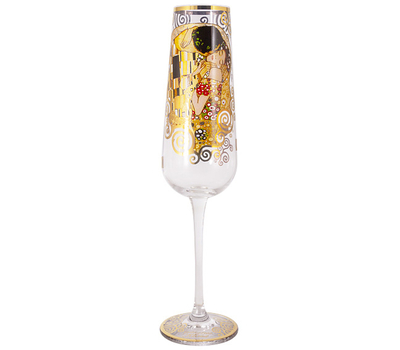  Carmani Бокал для шампанского Поцелуй (Г.Климт) 0.22л, стекло, фото 1 