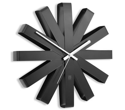  Часы настенные Umbra Ribbon, чёрныe, фото 2 