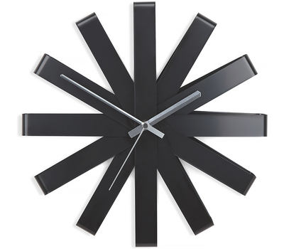  Часы настенные Umbra Ribbon, чёрныe, фото 1 