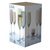  Цветные бокалы для шампанского, LSA International Polka, металлик, 225мл - 4шт, фото 3 