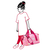  Детская сумка Reisenthel Allrounder M ABC friends, розовая, 40см, фото 4 