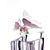  Ваза Cristal de Paris Yoko Papillon Rose, 25см, фото 2 