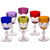  Цветные бокалы для белого вина Cristal de Paris Nicole 200мл - 6 шт, фото 1 