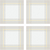  Набор тканевых салфеток Garnier-Thiebaut Galerie de Glasses - 6 шт, 54х54 см (без пропитки), фото 1 