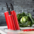  Набор кухонных ножей Wesco Asia Knife Style, 5 предметов, в красной подставке, фото 2 
