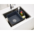  Контейнер для мытья посуды Joseph Joseph Wash&Drain™, темно-серый, 39.1см, фото 2 