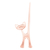  Подставка для колец Koziol Miaou, розовая, 21.7см, фото 1 