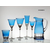  Бокалы для шампанского Ajka Crystal Heaven Blue, 170мл - 6шт, голубые, фото 2 