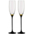  Бокалы для шампанского Eisch Champagner Exklusiv, черные/золото, 180 мл - 2 шт, фото 1 