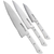  Набор 3 ножа Samura Harakiri белая рукоять, нержавеющая легированная сталь, фото 1 