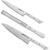  Набор ножей для кухни Samura Harakiri, 3шт, белая рукоять, нержавеющая легированная сталь, фото 1 