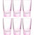  Стаканы высокие Cristal d'Arques Intuition, розовые, 330 мл - 6 шт, фото 1 