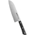  Нож Сантоку Samura Harakiri, 17,5см, черная рукоять, нержавеющая легированная сталь, фото 1 