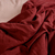  Пододеяльник 1.5 спальный Tkano Essential, льняной, бордовый, 150х200см, фото 2 
