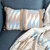  Чехол на подушку Tkano Ethnic, с бахромой, бежево-голубой, 30х60см, фото 2 