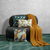  Чехол для декоративной подушки Tkano Wild, хлопок с дизайнерским принтом Leaves, 45х45 см, фото 2 