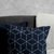  Подушка декоративная Tkano Ethnic, из хлопка темно-синего цвета с геометрическим орнаментом, 45х45 см, фото 9 