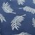  Плед вязаный Tkano Wild, с авторским принтом Fleshy Leaves синего цвета, 130х180 см, фото 6 