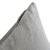  Подушка декоративная Tkano Essential, из хлопкового бархата серого цвета, 45х45 см, фото 4 