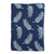  Плед вязаный Tkano Wild, с авторским принтом Fleshy Leaves синего цвета, 130х180 см, фото 4 