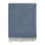  Плед из шерсти мериноса Tkano Essential, синего цвета, 130х180 см, фото 1 