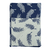  Плед вязаный Tkano Wild, с авторским принтом Fleshy Leaves синего цвета, 130х180 см, фото 5 