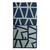  Полотенце жаккардовое банное Tkano Wild, с авторским дизайном Geometry серо-синее, 70х140 см, фото 2 