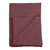  Плед из хлопка Tkano Essential, фактурной вязки бордового цвета, 130х180 см, фото 4 
