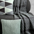  Подушка декоративная стеганая Tkano Essential, из хлопкового бархата мятного цвета, 45х45 см, фото 4 