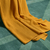  Плед вязаный из хлопка Tkano Essential, цвета шафрана, 130х180 см, фото 6 