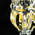  Ваза Migliore DeLuxe Decor, хрусталь, декор золото 24К, 40см, фото 2 