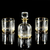  Набор для виски Migliore DeLuxe Bingo: графин + 2 стакана, хрусталь, декор золото 24К, фото 1 