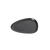  LINDDNA 98742 Тарелка маленькая 2 шт (22х19х1,5см) каменная керамика, черный, фото 2 