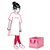  Коробка для хранения Reisenthel Storagebox ABC friends, розовая, 34.7х22.9х25.2см, фото 2 