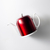  Чайник фарфоровый Guy Degrenne Salam, с ситечком, белый с красной крышкой, 1л, фото 2 